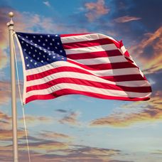 Super Tough 3ft x 5ft Spun Polyester American Flag