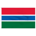 Gambia 5ft x 8ft Nylon Flag