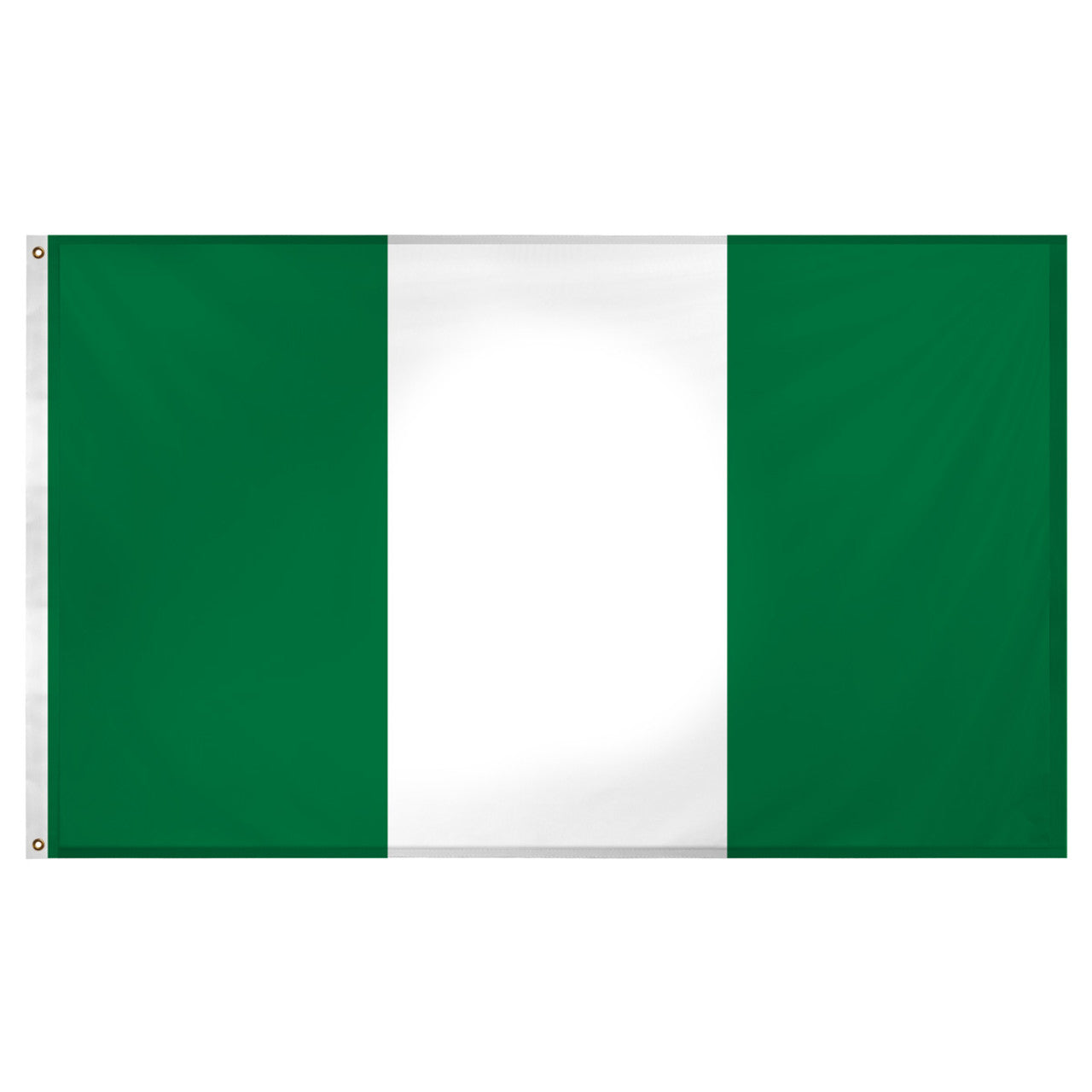 Nigeria Flag 3ft x 5ft Super Knit Polyester