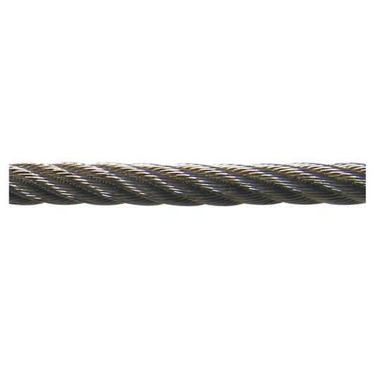 Stainless Steel Cable - 3/16" Diameter - PRICED PER FOOT