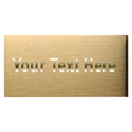 Large Brass Engraving Plate - 3.25in x 6.25in