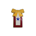 Service Banner with Yellow Ribbon Lapel Pin