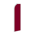 Burgundy Swooper Flag - 11.5ft x 2.5ft