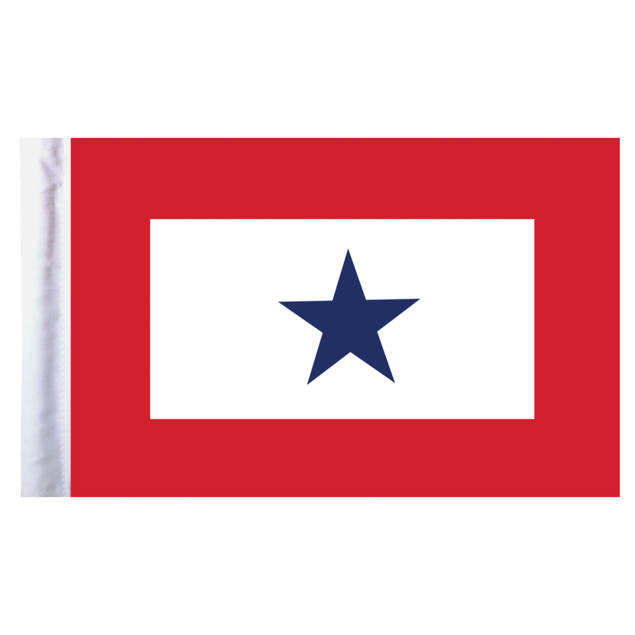 Blue Star Service Motorcycle Flag - 6" x 9"