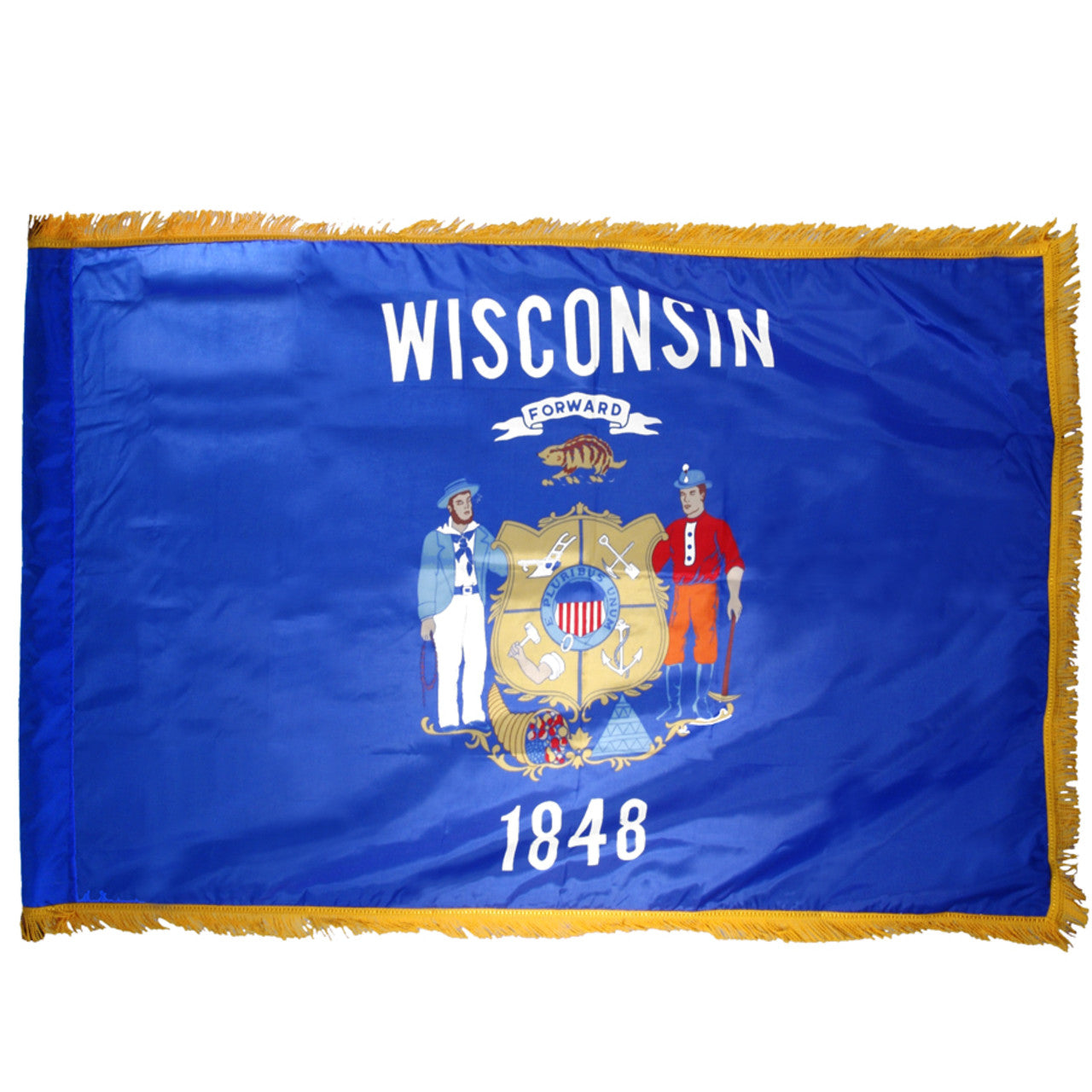 Wisconsin Flag 4 x 6 Feet Nylon Flag