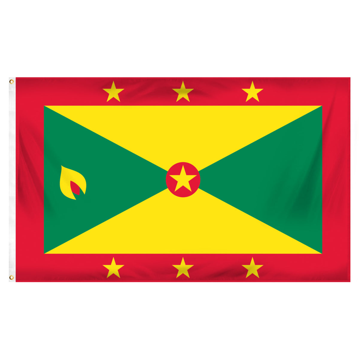 Grenada 3ft x 5ft Printed Polyester Flag