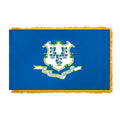 Super Tough Connecticut Indoor Flag 3' x 5'  Nylon