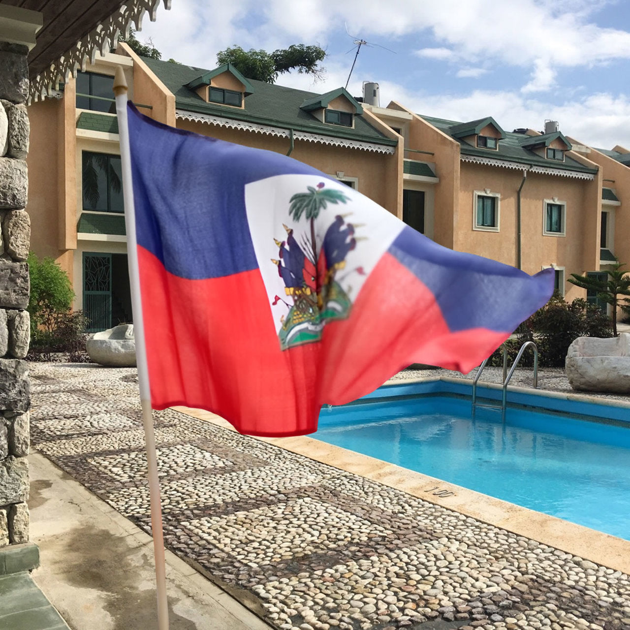 Haiti flag 12 x 18 inch - with Seal