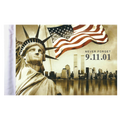 9 11 Never Forget Motorcycle Flag - 6" x 9"