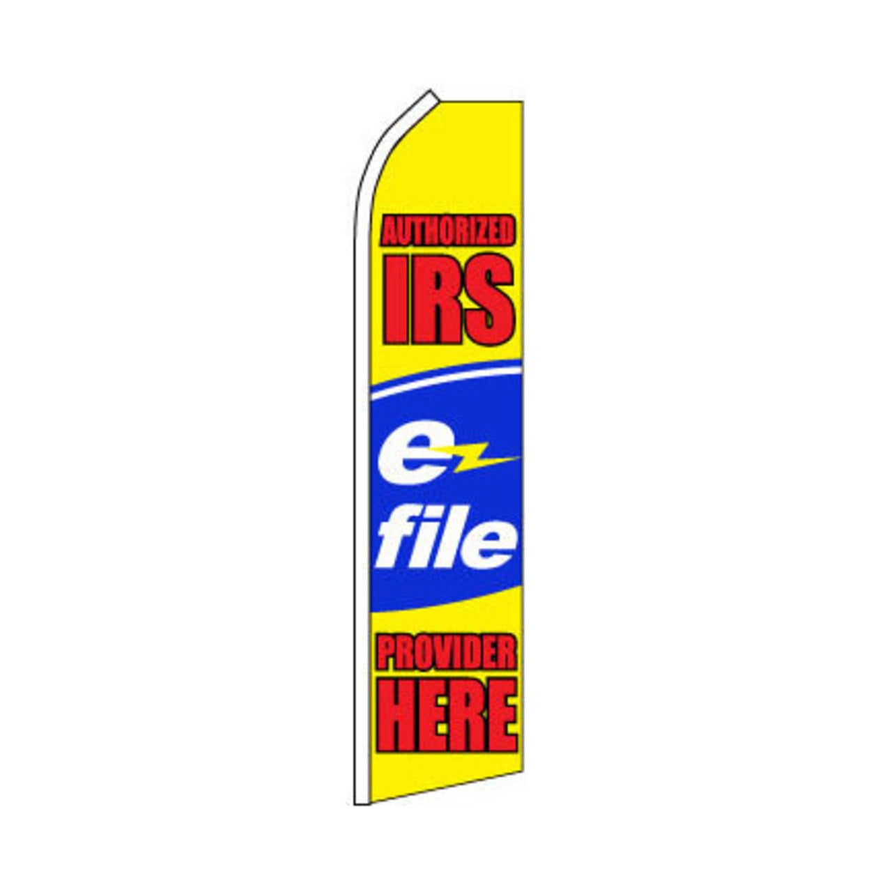 E-File Swooper Flag - 11.5ft x 2.5ft