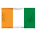 Cote DIvoire Flag 3ft x 5ft Printed Polyester