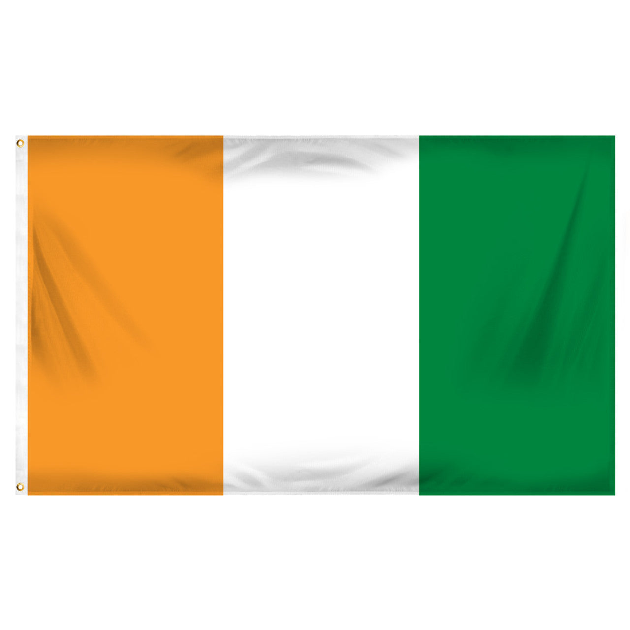 Cote DIvoire Flag 3ft x 5ft Printed Polyester