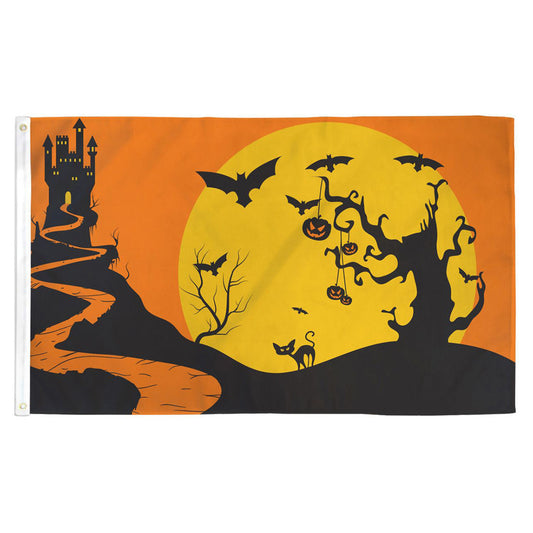 Halloween Night Flag - 3ft x 5ft Printed Polyester
