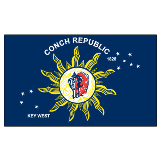 Conch Republic 3ft x 5ft Printed Polyester Flag