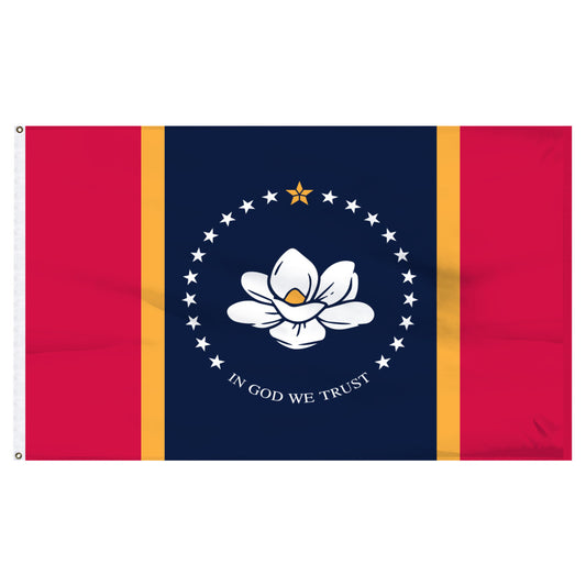 Mississippi Flag 4 x 6 Feet Nylon