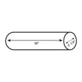 Form Fit Black PVC Foundation Sleeve 2 1/2"