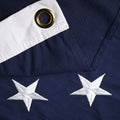 Super Tough 5ft x 9.5ft Cotton American Memorial Flag