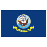 U.S. Navy flag on a white background